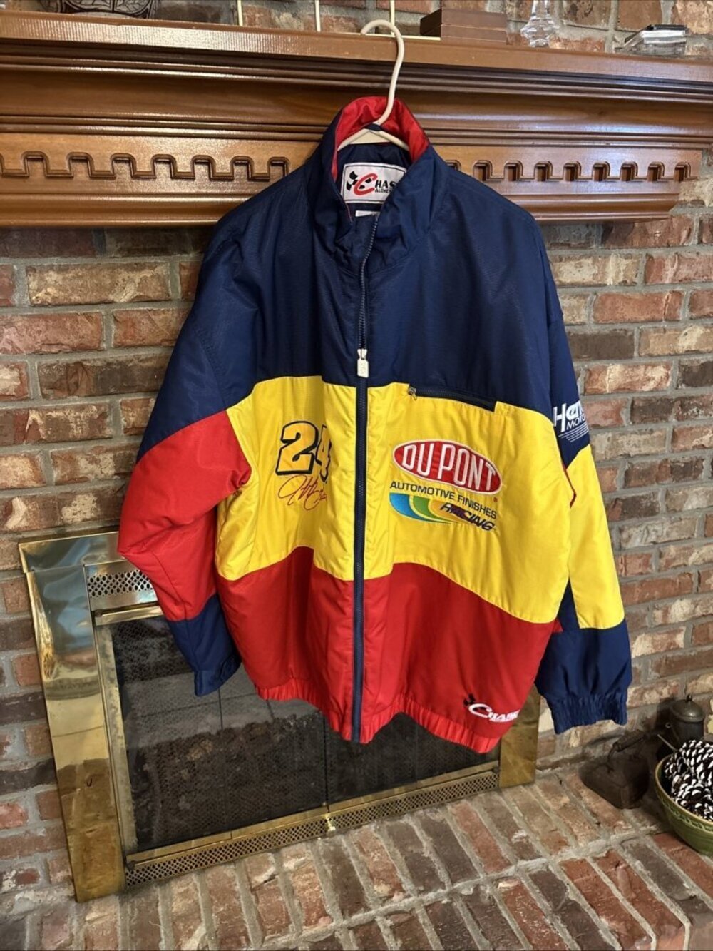 DuPont Racing Nascar Jeff Gordon Coat Jacket Zip Up Chase Size XXL Excellent